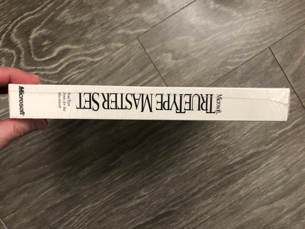 Microsoft True Type Master Set for Macintosh Promo Sample New/Rare