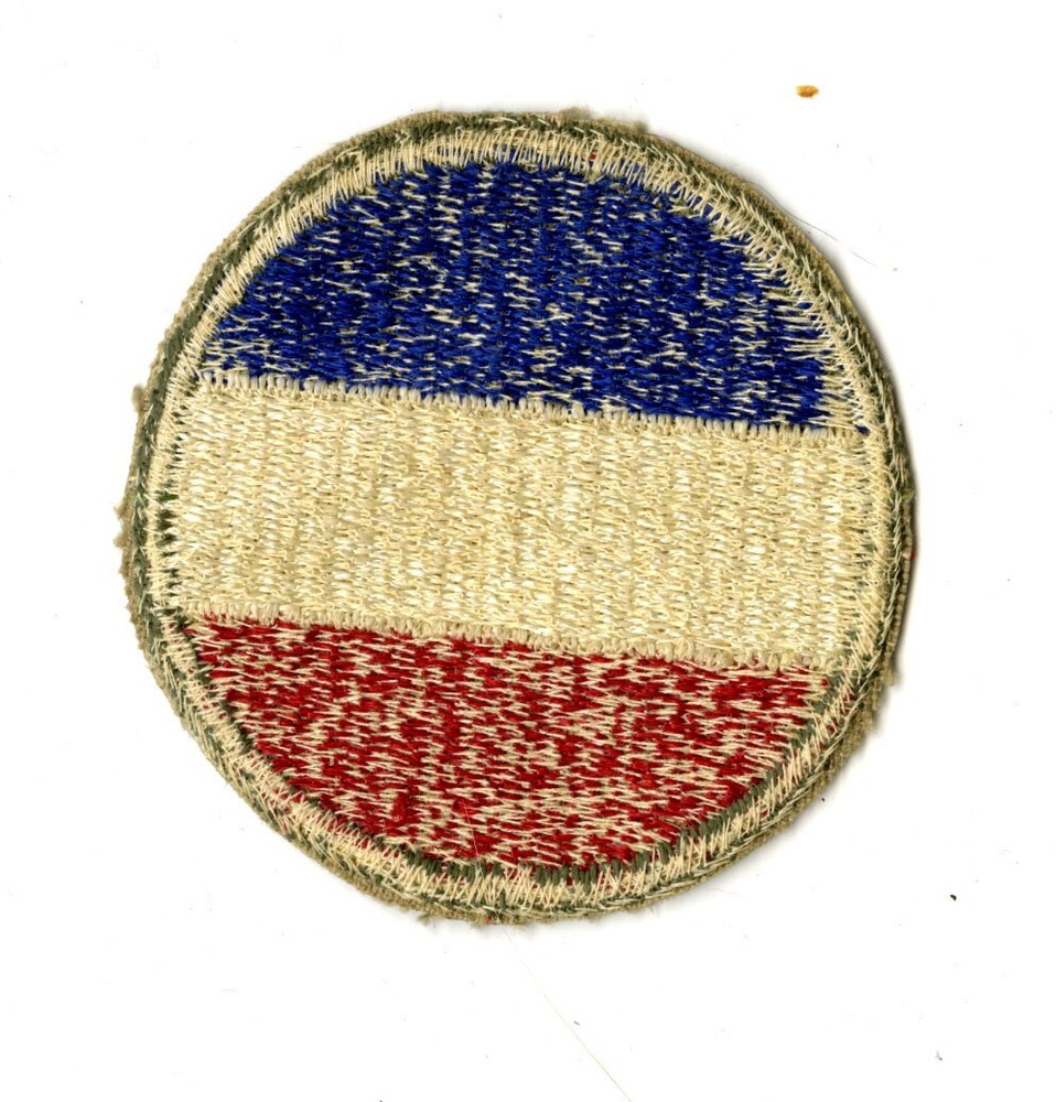 Army Ground Forces White Back Patch WWII Original