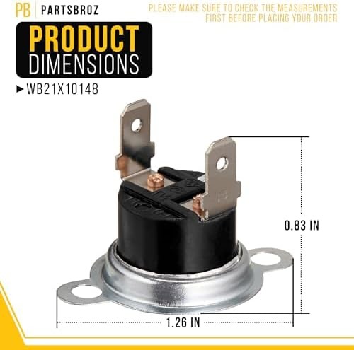 Microwave Oven Thermostat Replacement Compatible GE Models