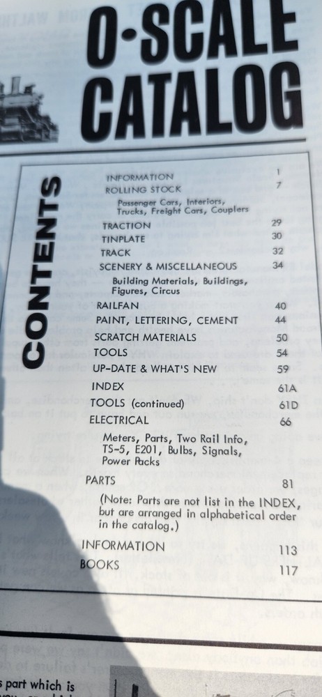 Walthers O Scale Catalog 1972