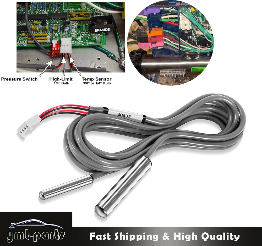 Fit Balboa Systems 25-175-0337 Sensor Assembly with Temp and Hi-Limit Sensor