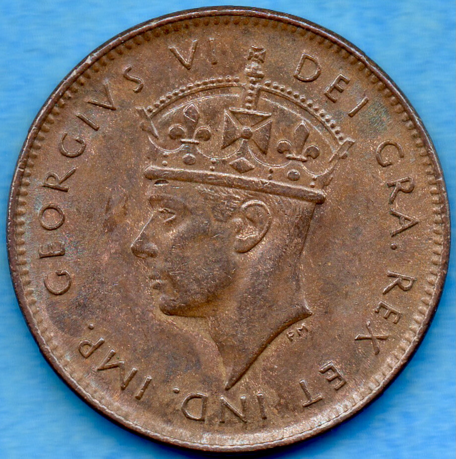 Canada Newfoundland 1941 c 1 Cent Small Penny Coin - Uncirculated