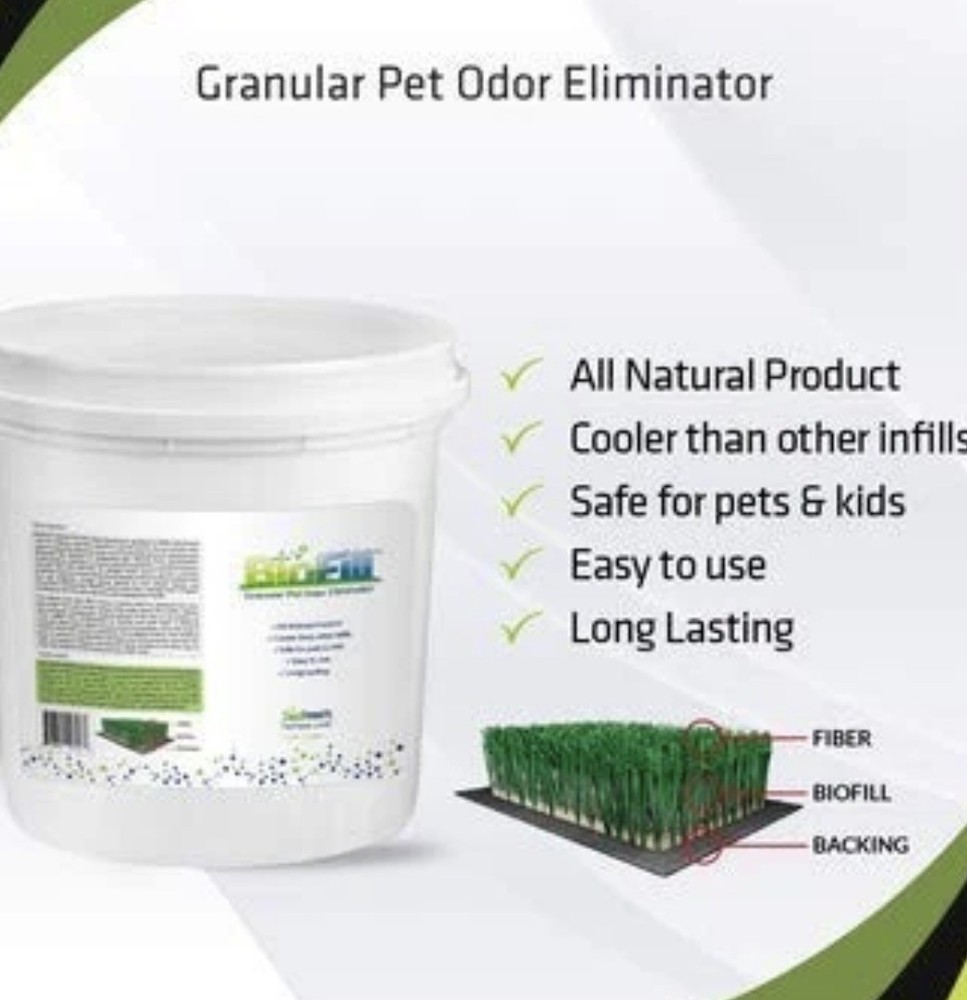 BioFill Pet Deodorizer Granular Infill for Artificial Grass Turf, 25lb