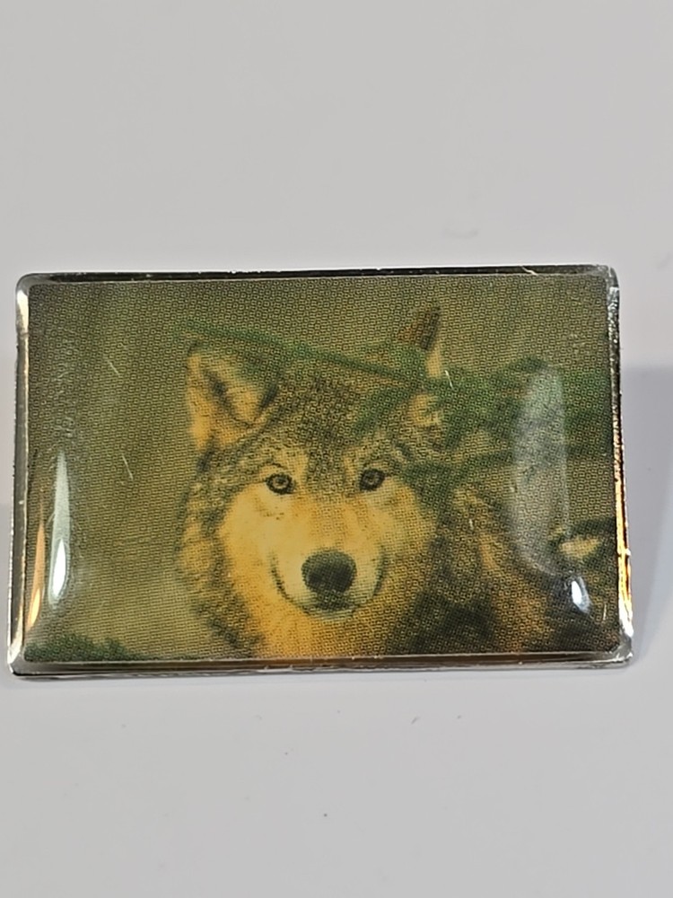 Wolf Photo Lapel Pin