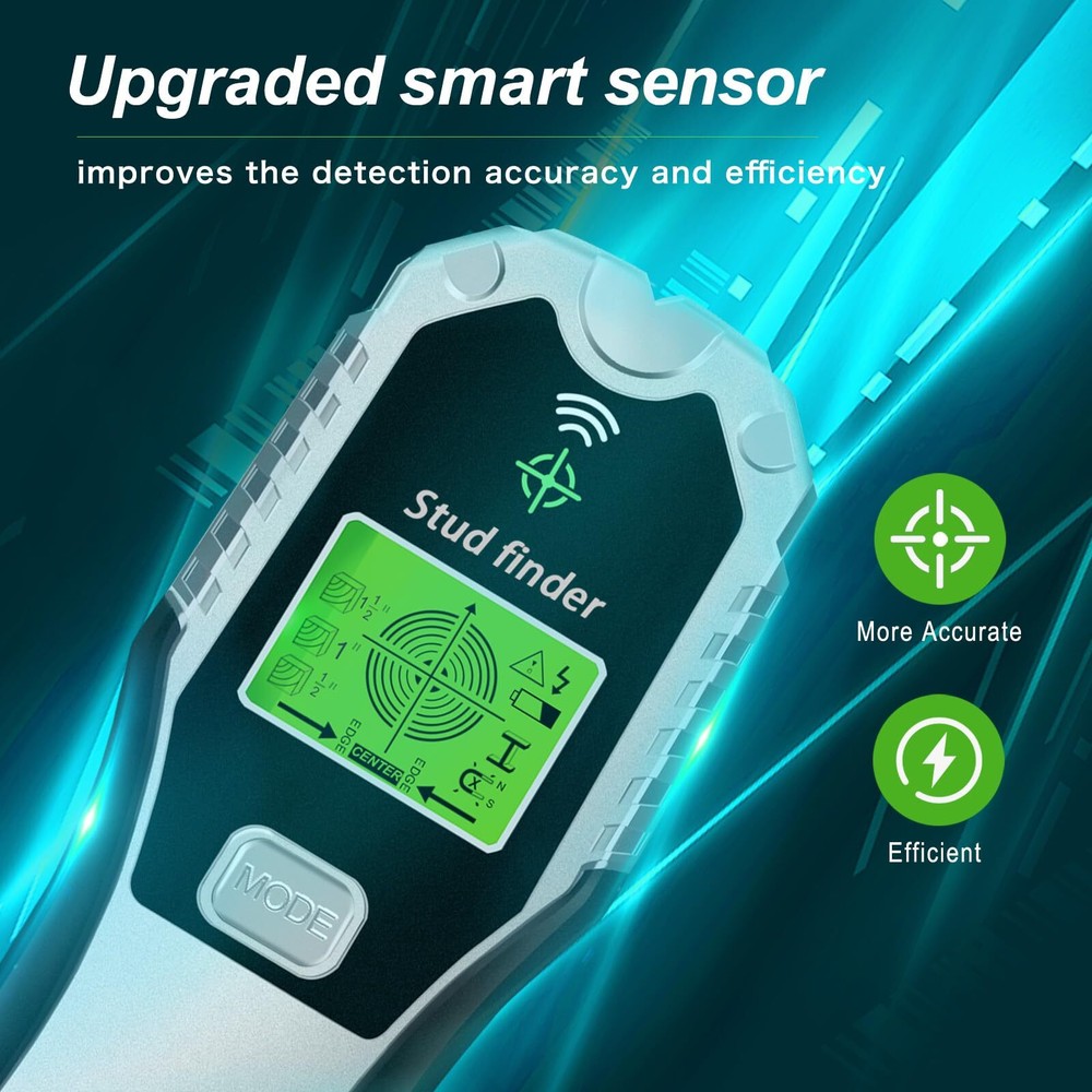 ASWKMOW Stud Finder Wall Scanner6 in 1 Multi-function Stud Finder Tool with U...