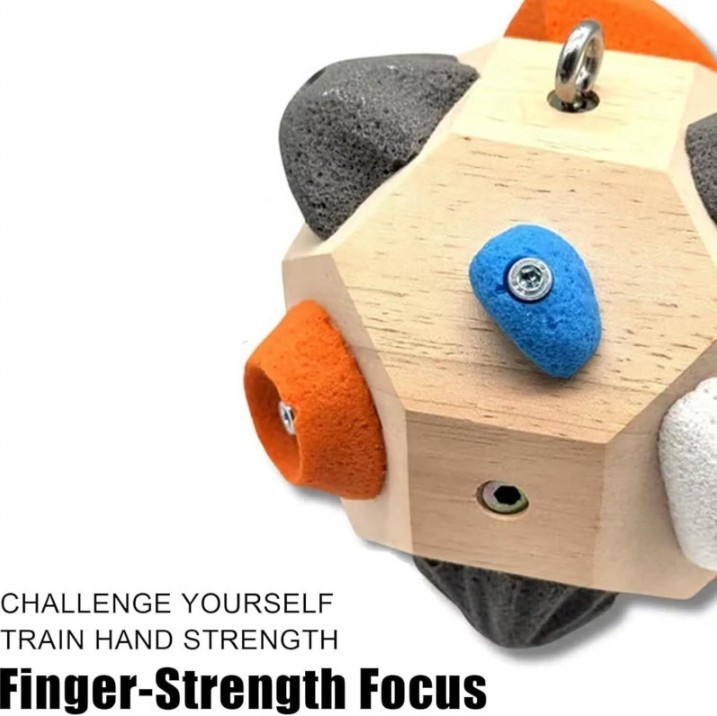 Portable Handcrafted Boulder Block Multi-Function Climbing Training Block Ball