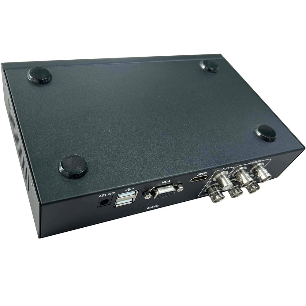 4CH Color Quad System HD Video Splitter CCTV DVR Camera Processor Remote Control