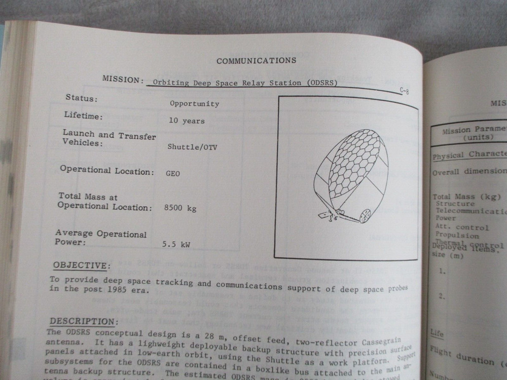 NASA/MSFC PRE-SHUTTLE SPACE SYSTEMS TECHNOLOGY MODEL COMPLETE 3 VOLUME SET -1980