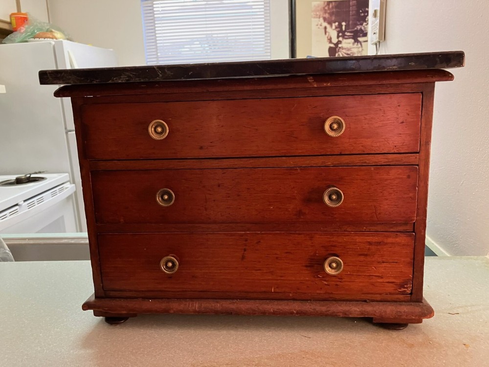 salesman  empire sample antique chest