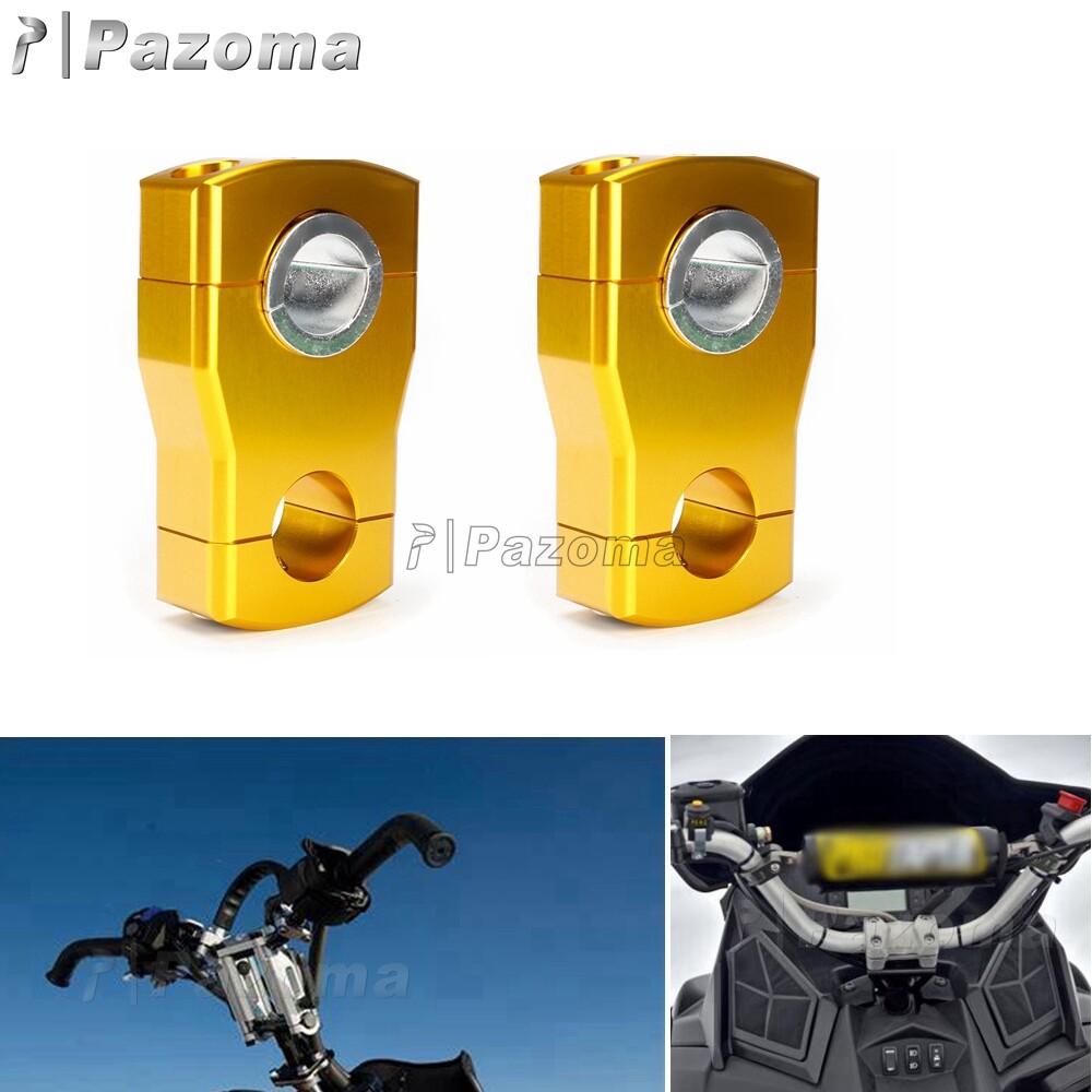 Snowmobile 7/8" 1 1/8'' Handlebar Riser 2" Rise Handle Bar Riser For Arctic Cat