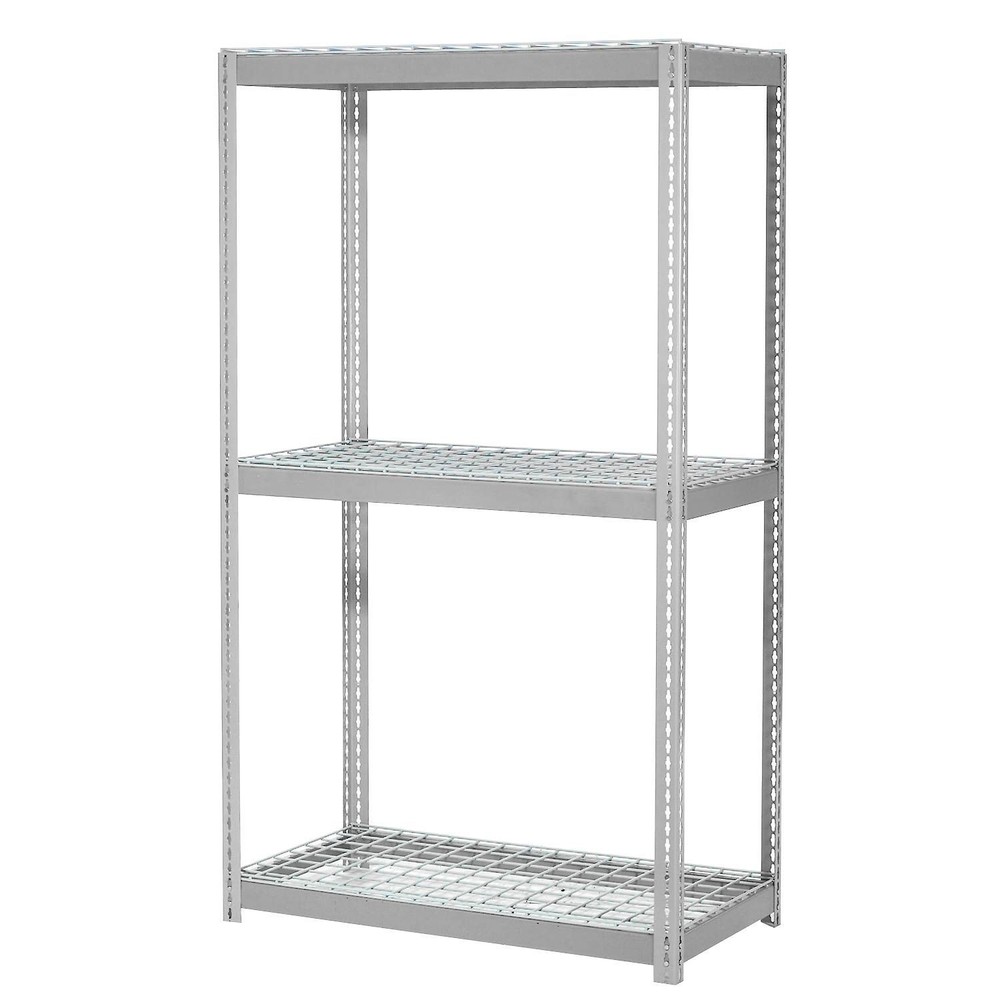 Expandable Starter Rack with 3 Levels Wire Deck 1000lb Cap Per Deck 60"W x 36"D
