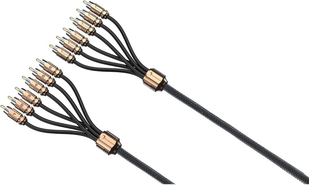 Diamond Audio HX66 6Ft Six Channel RCA Cable