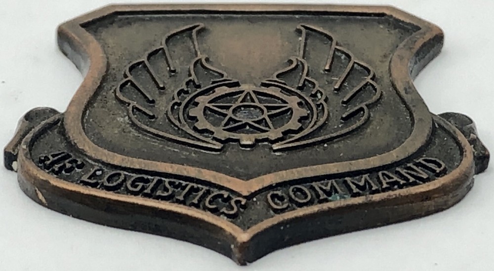 Vintage AF Logistics Command Trophy Plate Challenge Coin USAF