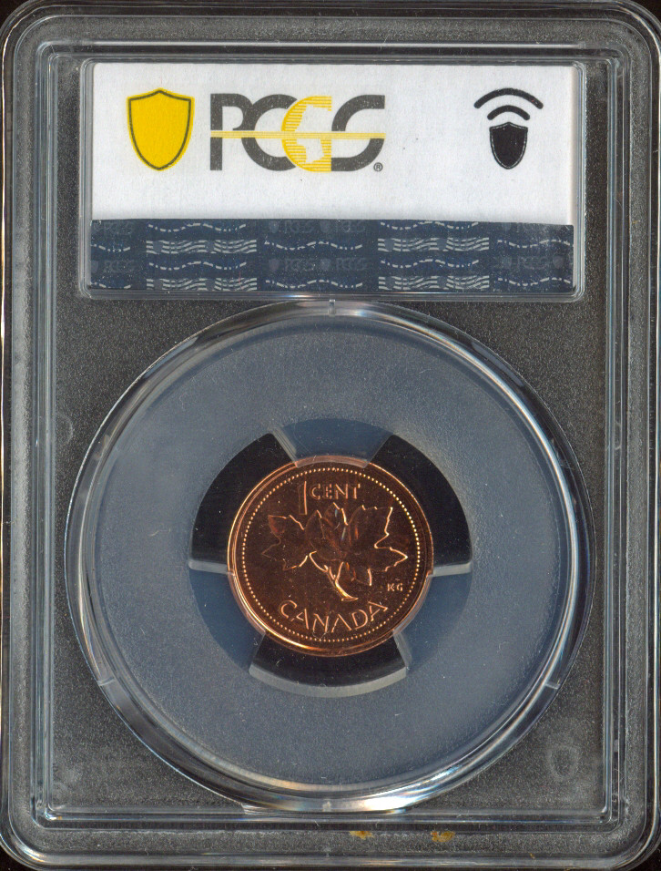 2002 Canada Small Cent 1C PCGS PL68 RD MAC - Quality