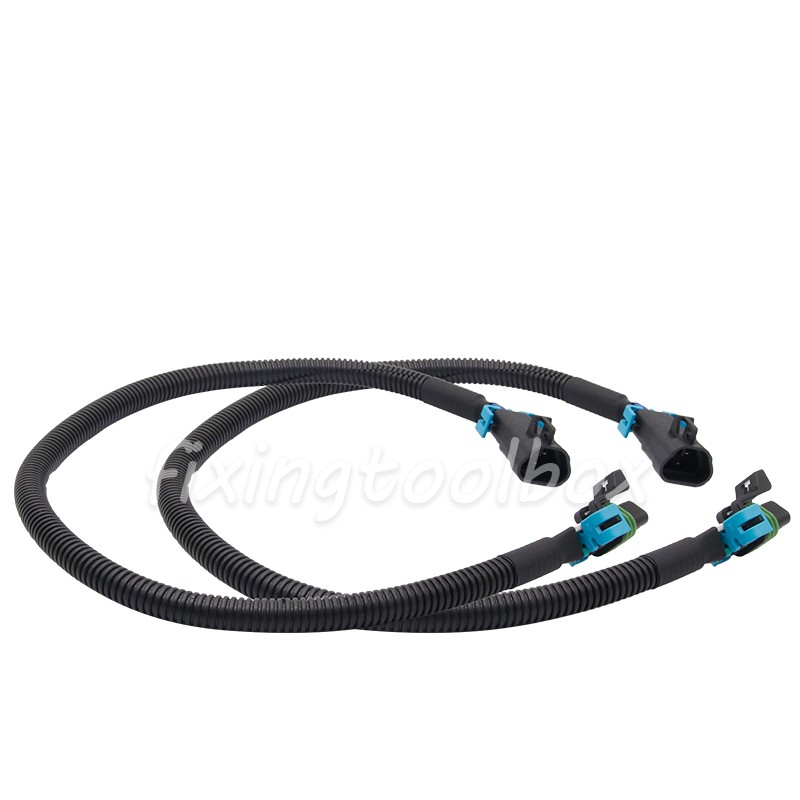 Pair 24" Oxygen O2 Sensor Extension Wire Harness for Camaro Corvette LS2 LS3 LS7