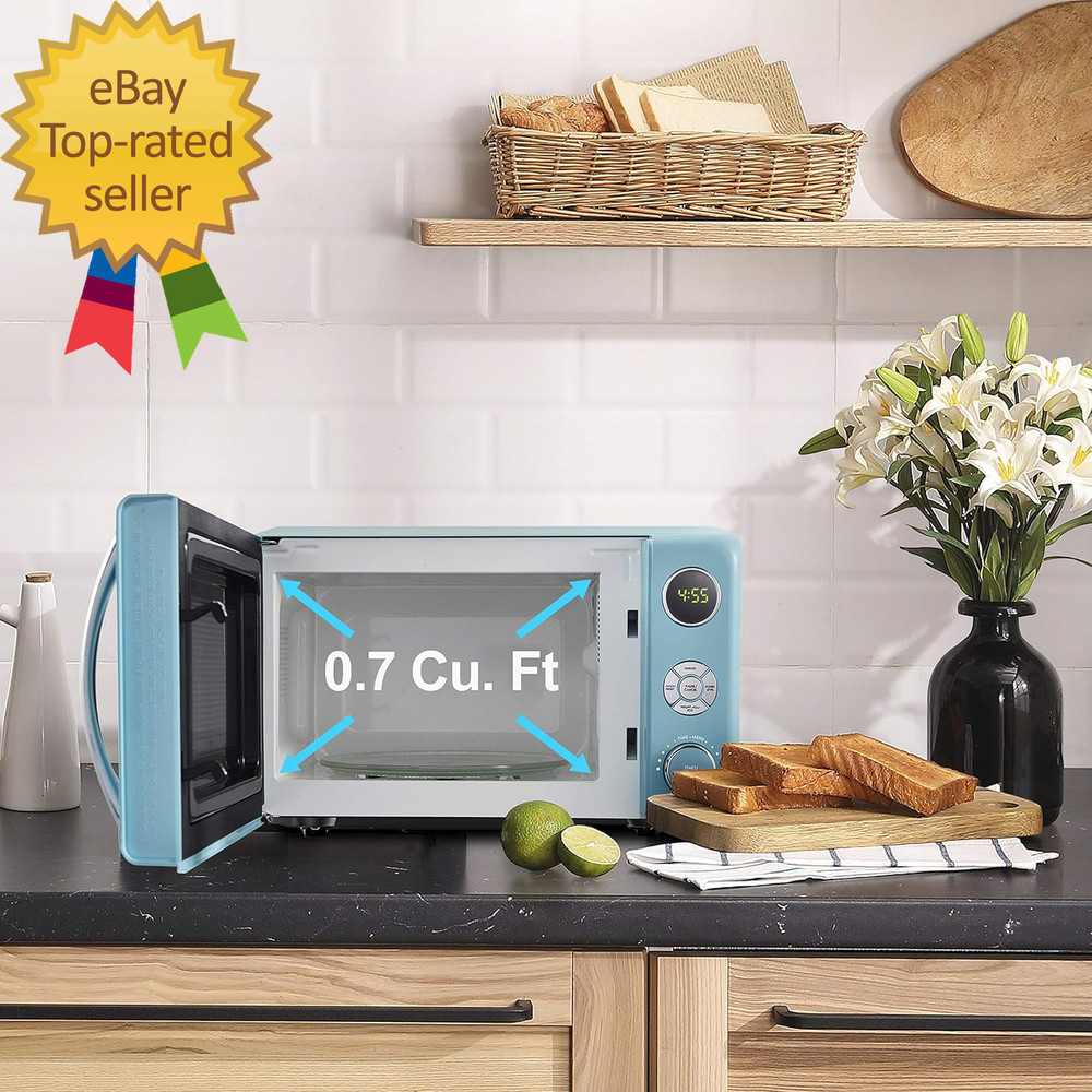 GLCMKA07BER 07 Retro Microwave Oven LED Lighting Pull Handle Design