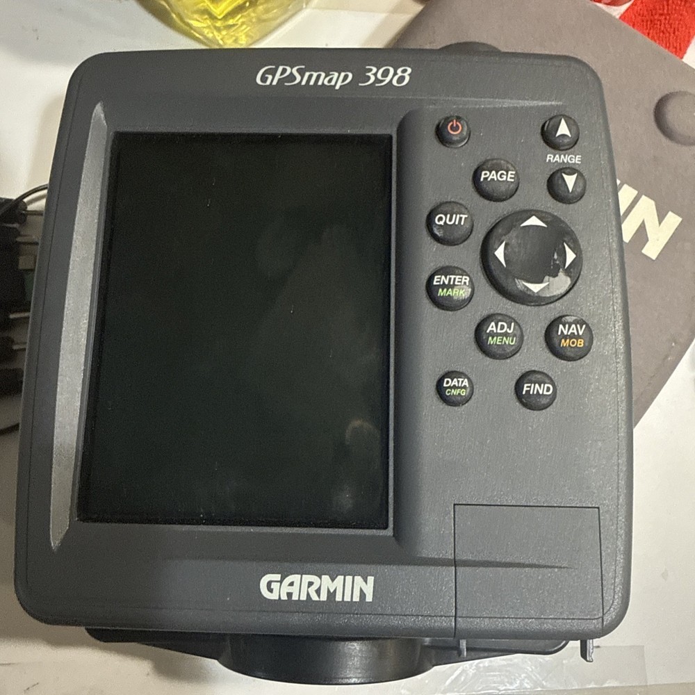 Garmin GPSMAP 392 GPS ChartPlotter Display with Cover Not Tested