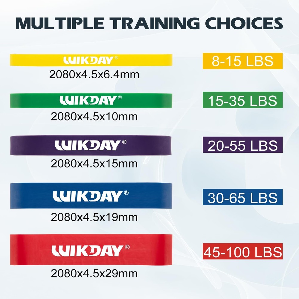 Resistance Bands for Working Out, Exercise Bands, Workout Bands, Pull Up Assi...