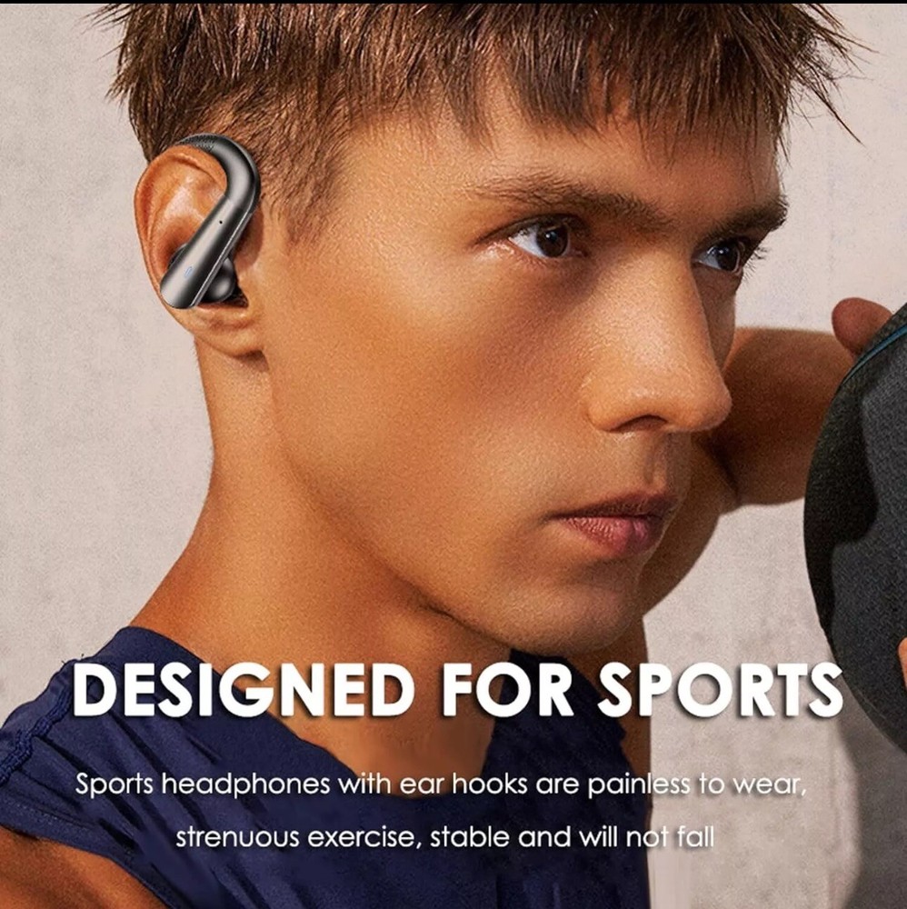 Bluetooth Wireless Headphones Noise Cancelling EarHook for Galaxy Note10+ 5G