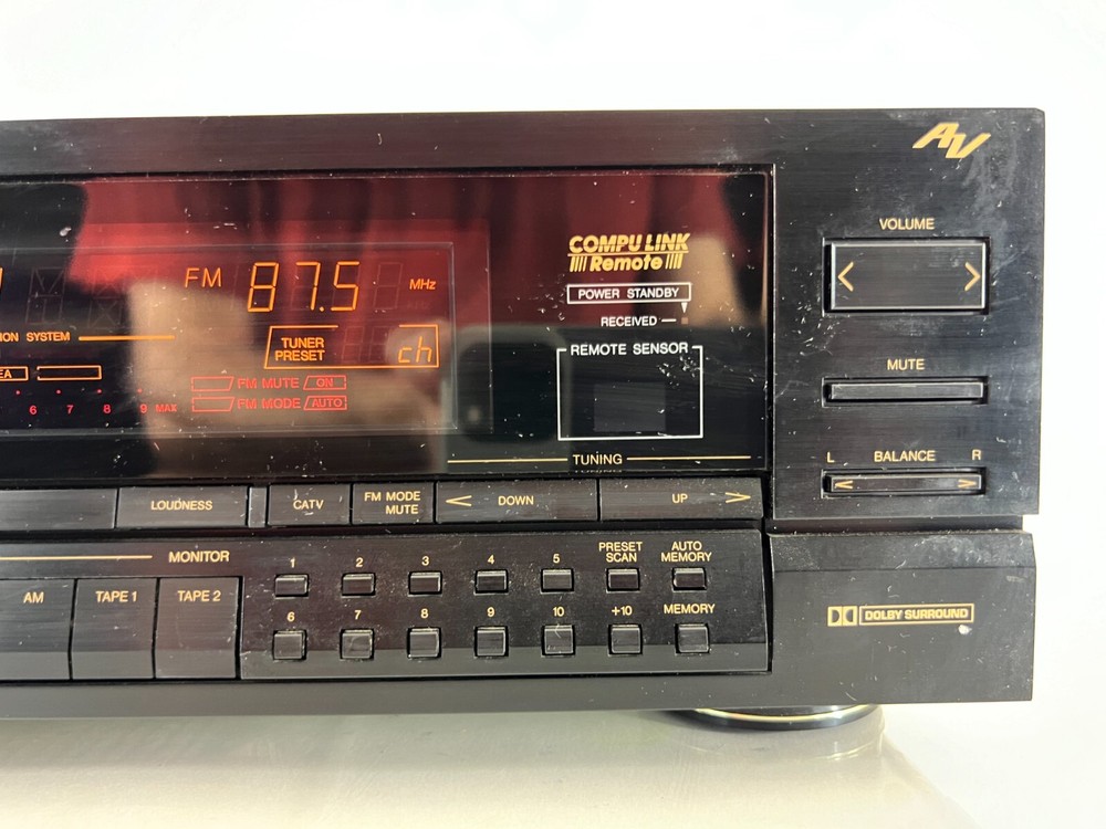 JVC RX-777VSBK AM FM Digital Surround System Receiver