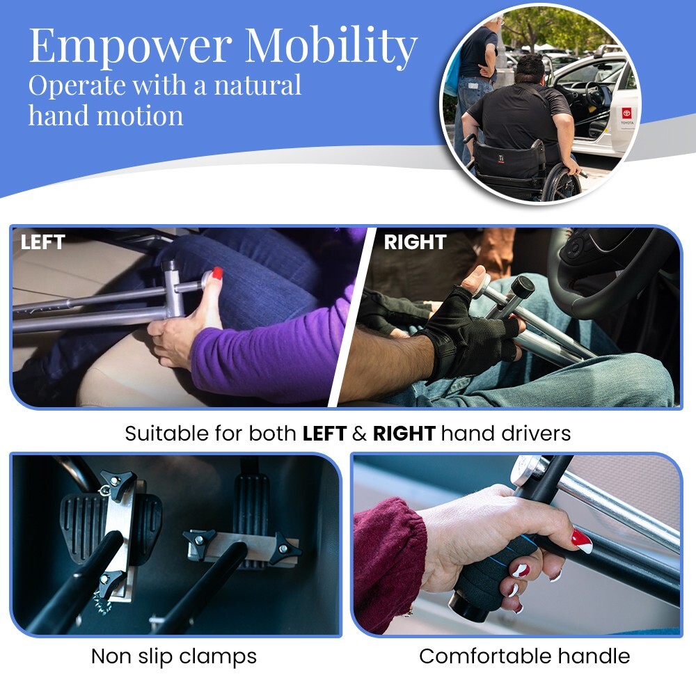 QuicStick Driver Hand Controls for Temporary or permanent Disabilities
