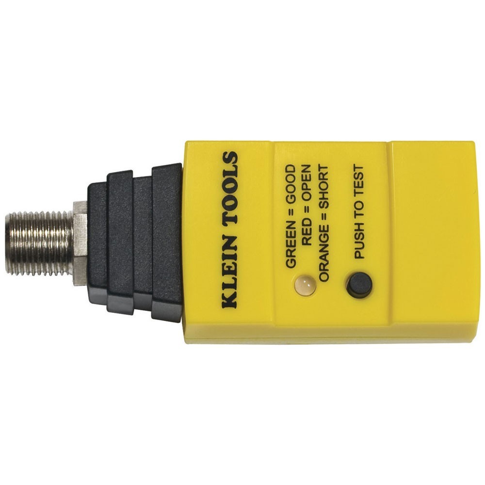 Klein Tools VDV512-057 Coax Explorer Tester, Compact Push Button tool - NEW