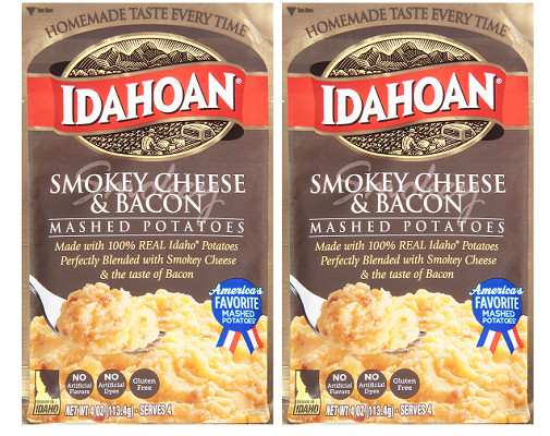 Idahoan Smokey Cheese & Bacon Mashed Potatoes 2 Pack