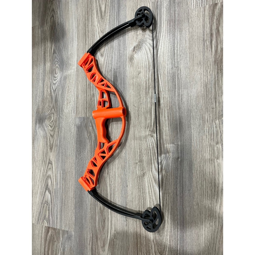 Cabelas Youth Compound Bow Orange Black Right Hand Archery Training Beginner