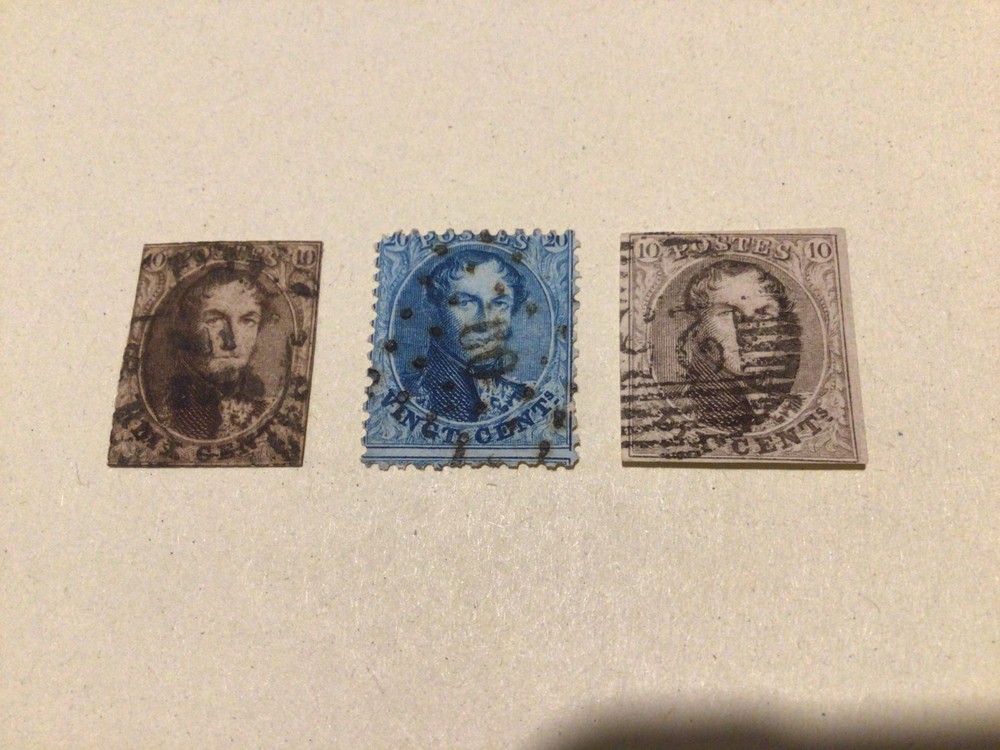 Belgium 1860’s used stamps  Ref A151