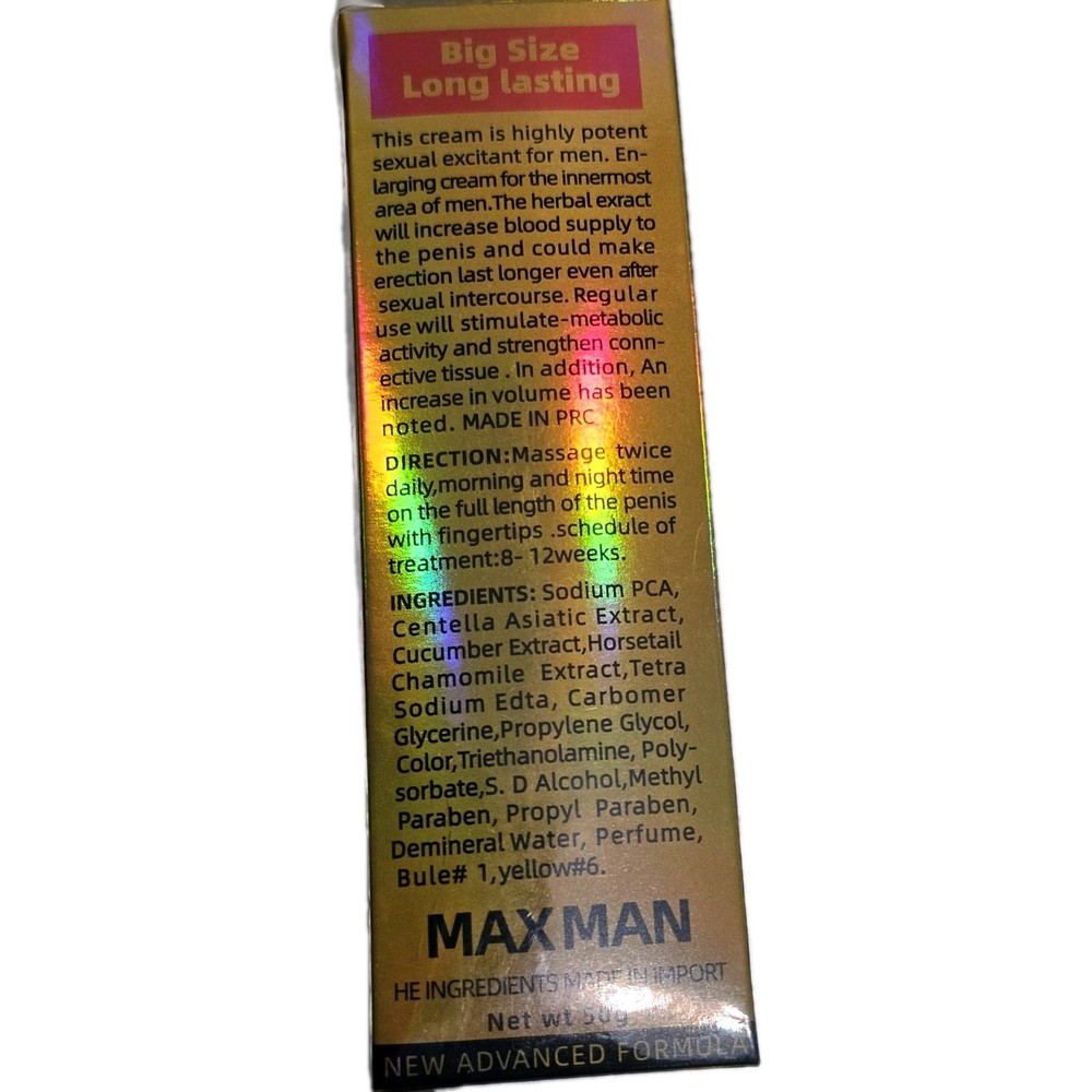 MAX MAN Men Enlarging Cream