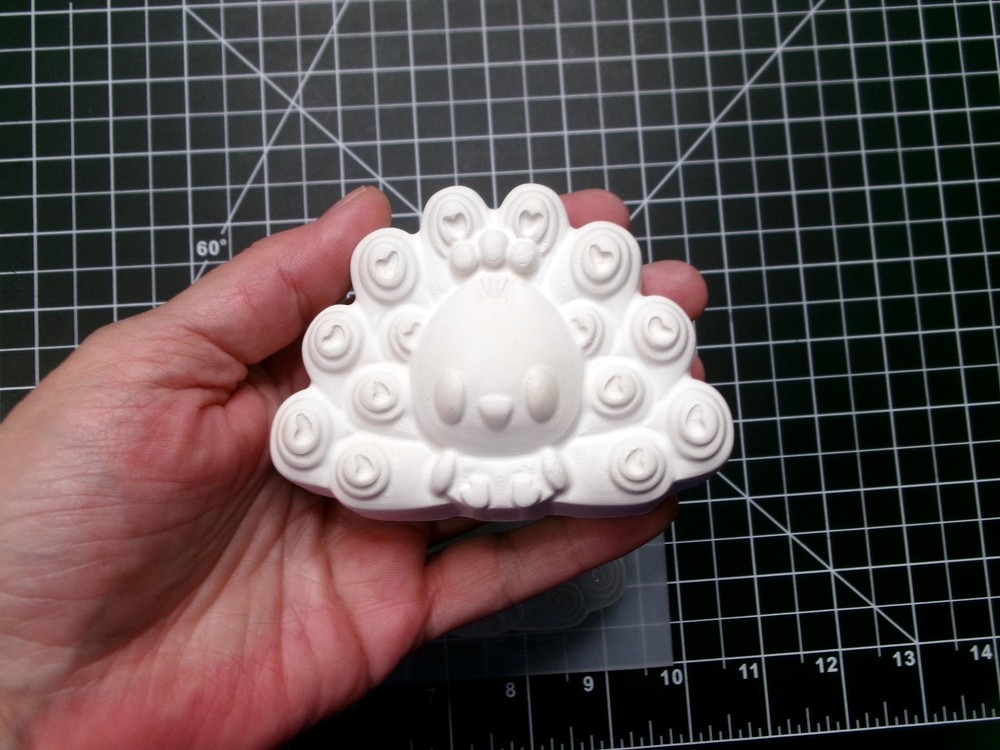 Peacock Mold, Bath Bomb Mold, Chocolate Mold, Craft Mold, Soap Mold