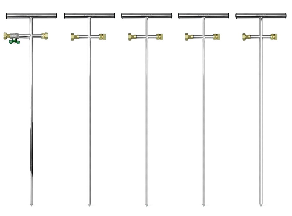 Varomorus Stainless Steel Deep Root Tree Watering Tool Irrigation System 5 Units