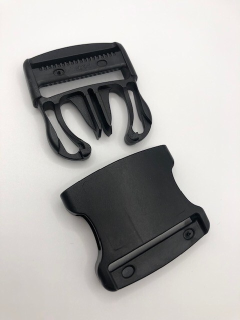 YKK 2" Flat Side Release Plastic Buckles - Set of 5