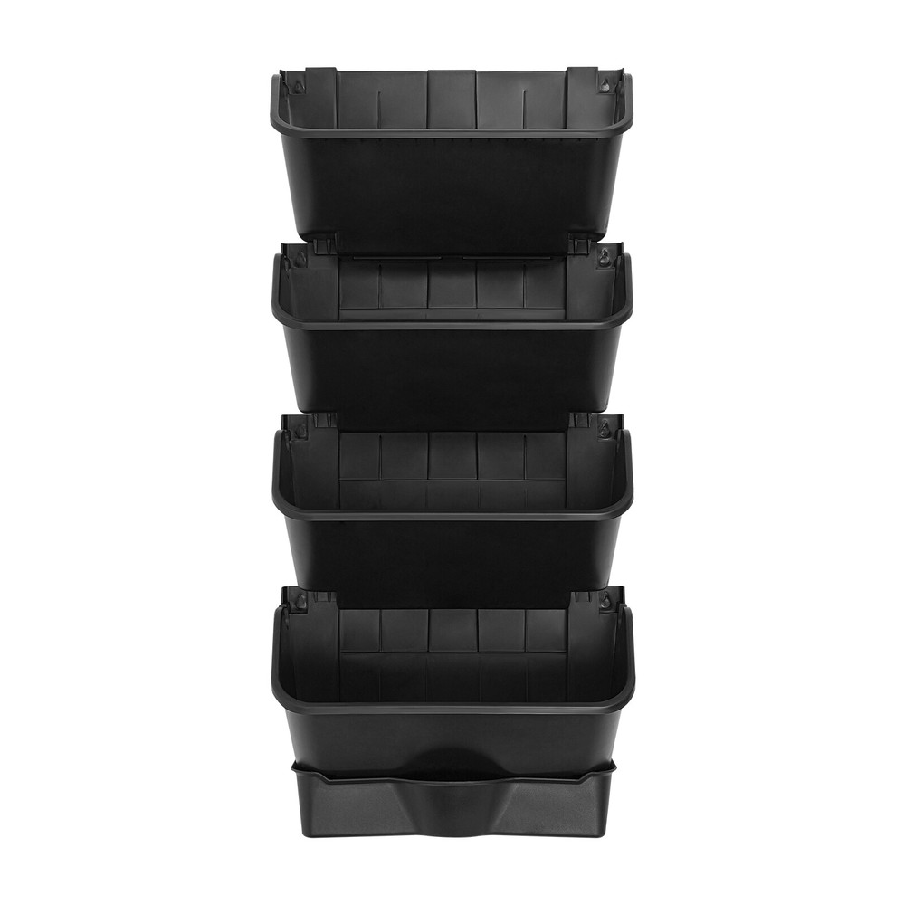 Hanging Vertical Wall Planter 24-planter Hanging Planter Garden Planter Black