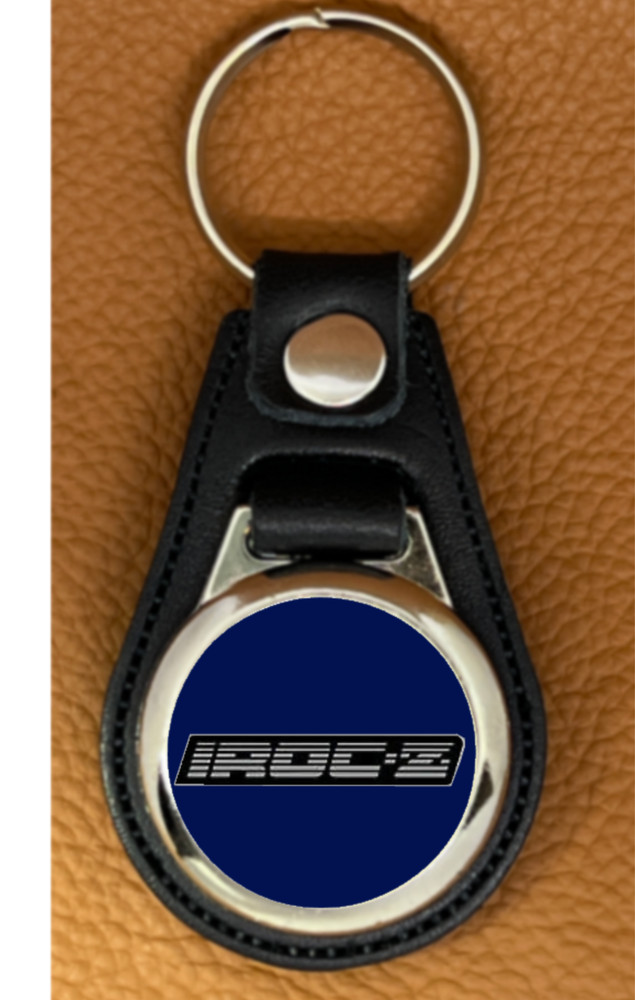 Faux leather retro IROC-Z keychain