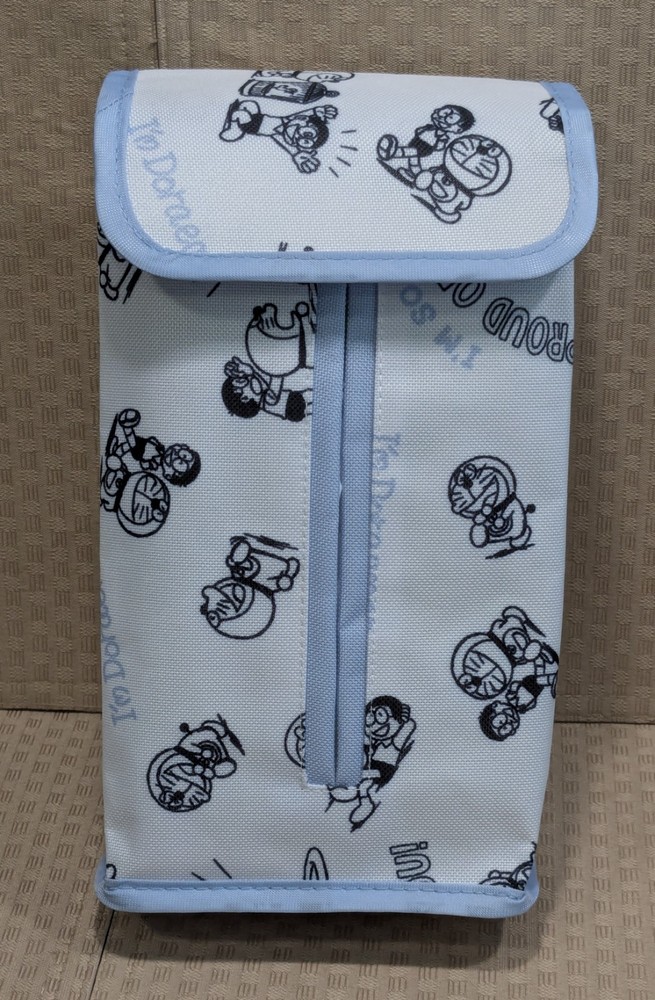 Car Tissue Box Cover w Adjustable Straps-"I'm Doraemon" Comic Print New
