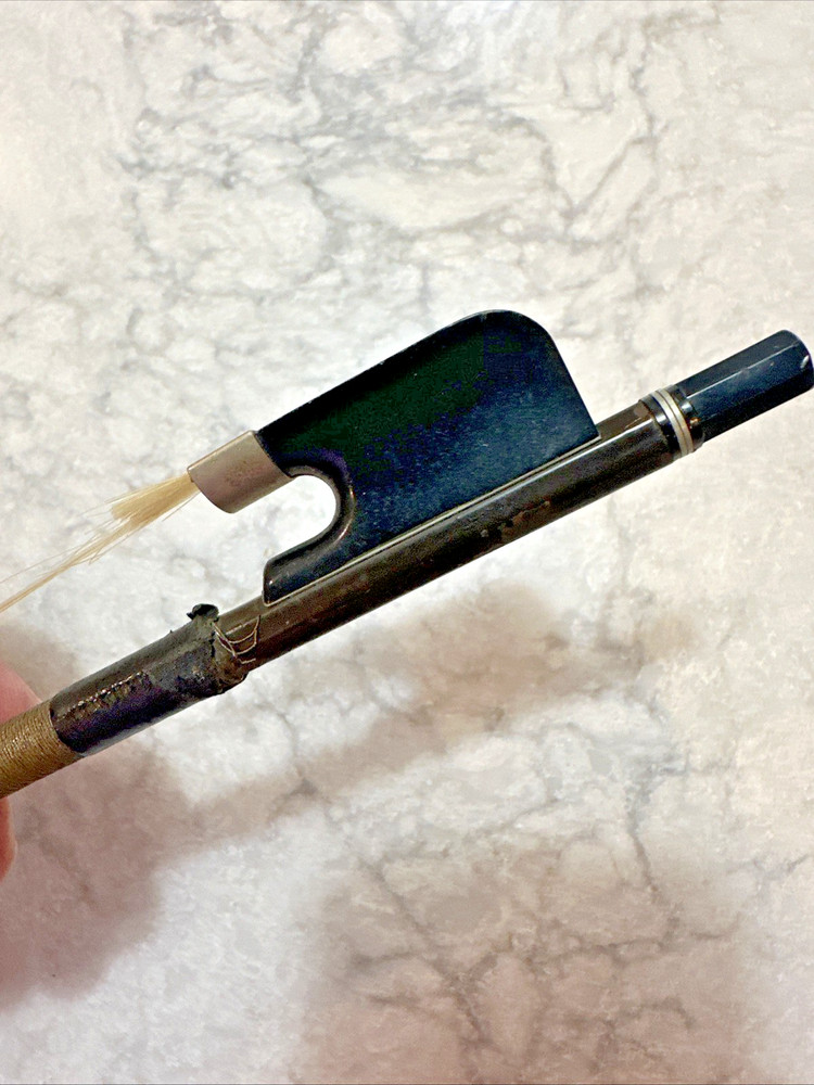 Vintage Heddon Steel Violin Bow Full Size
