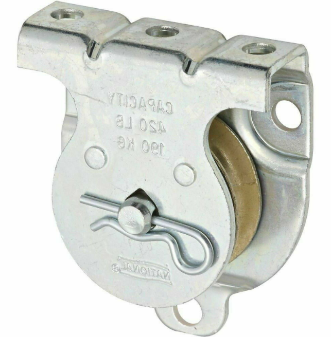 ROPE PULLEY Wall or Ceiling Mount 1-1/2" Sheave Side or Top Fastened