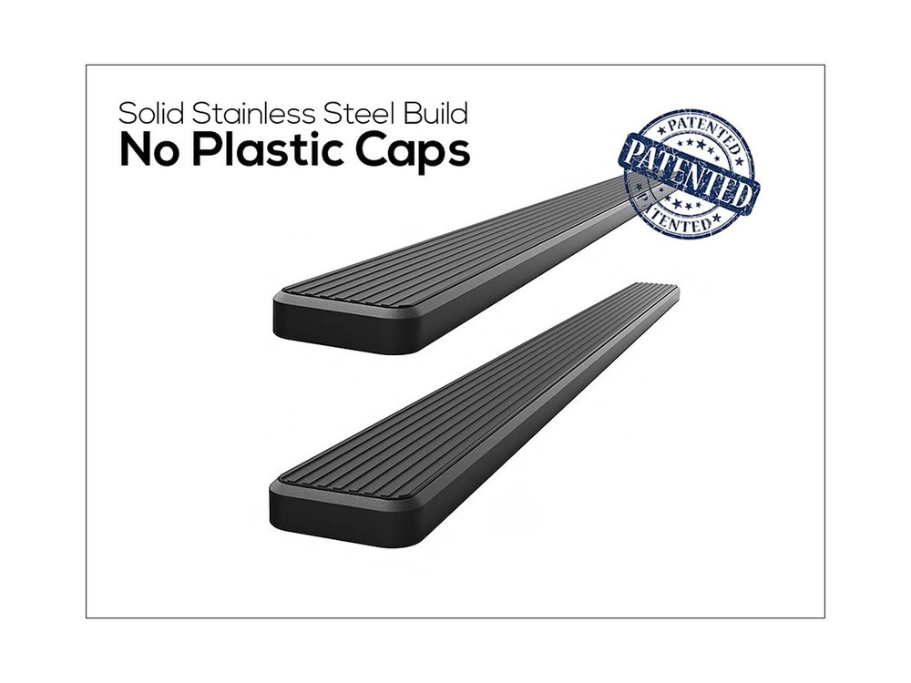 APS Running Boards (Side Steps Bars) Compatible with Chevy Silverado GMC Sier...