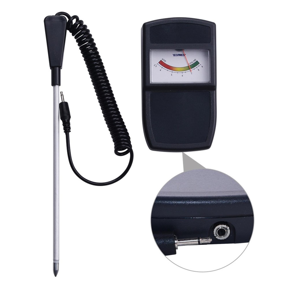 Portable Garden Farm Soil PH Meter Pointer Type Acidity Tester Gauge Tool