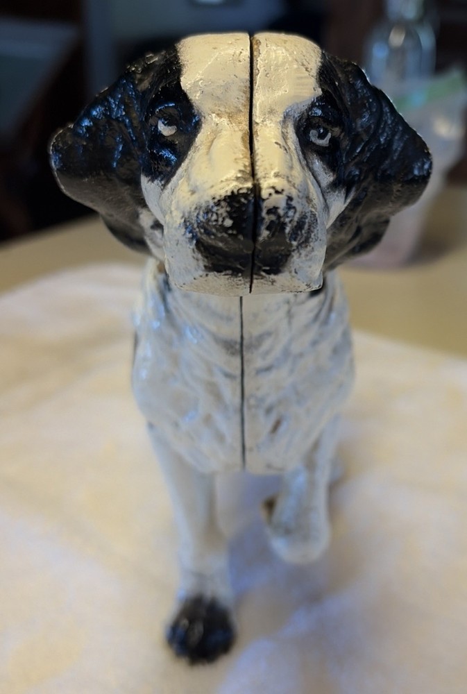 Vtg English Setter Pointer Cast Iron Doorstop