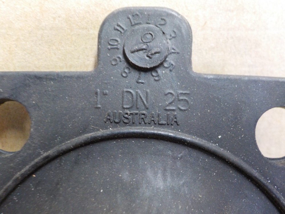 2 X KDV DN25 Elastomer Diaphragms 1” 25mm,