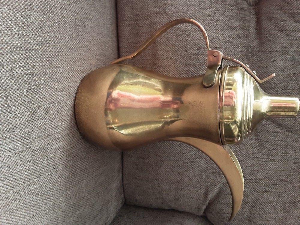 VINTAGE  brass middle  Eastern Coffee pot