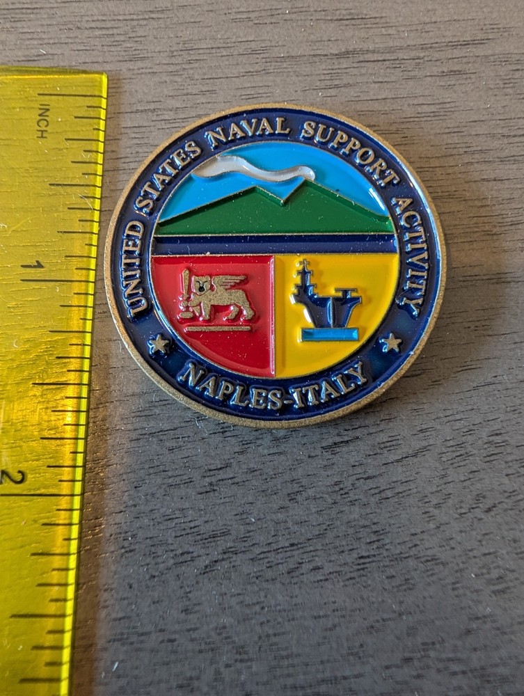 Naval Support Activities Naples Postal Division Challenge Coin