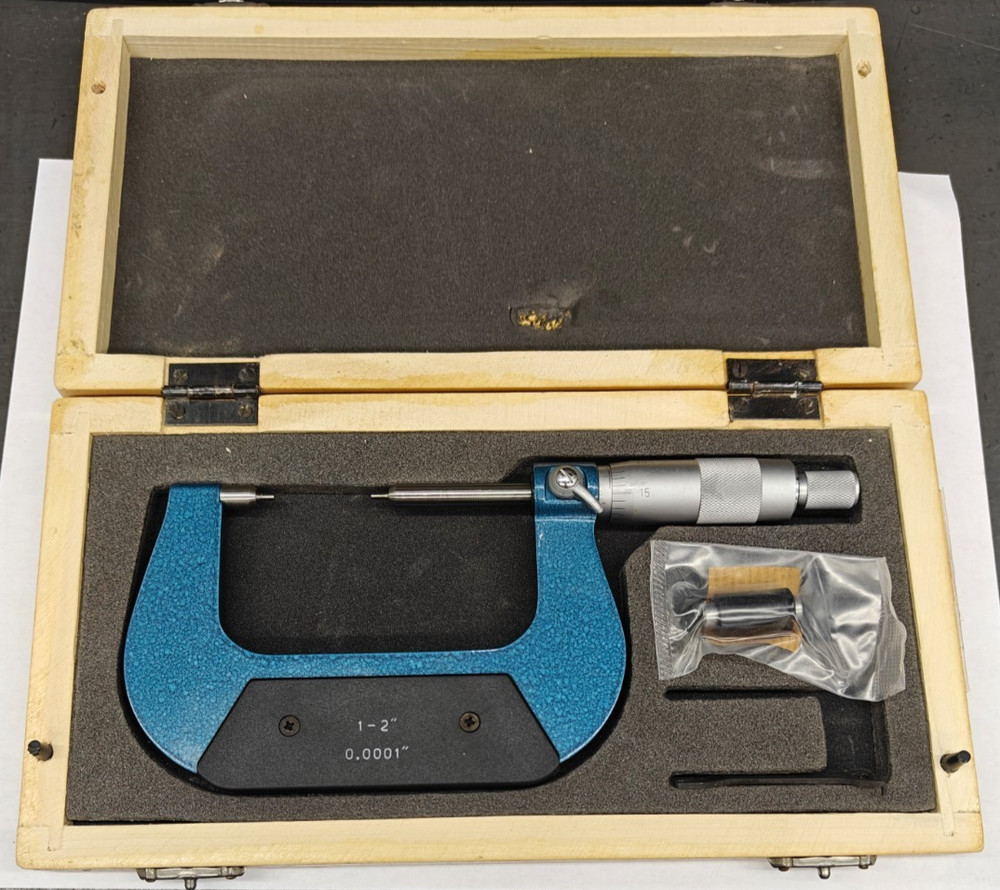 ProCheck 1"-2" Spline Micrometer .0001" Graduations Carbide Spline