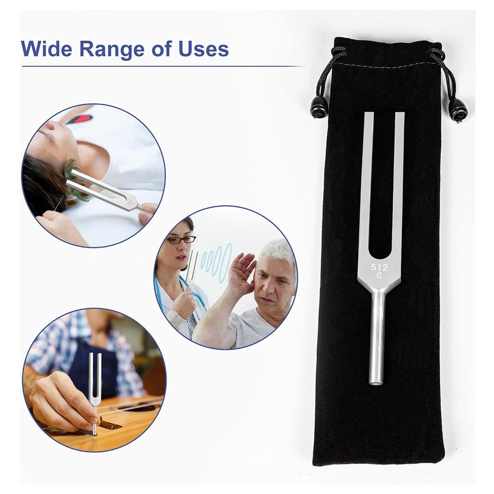 Tuning Fork 512Hz with Hammers for Nervous System Testing Sound Healing9497