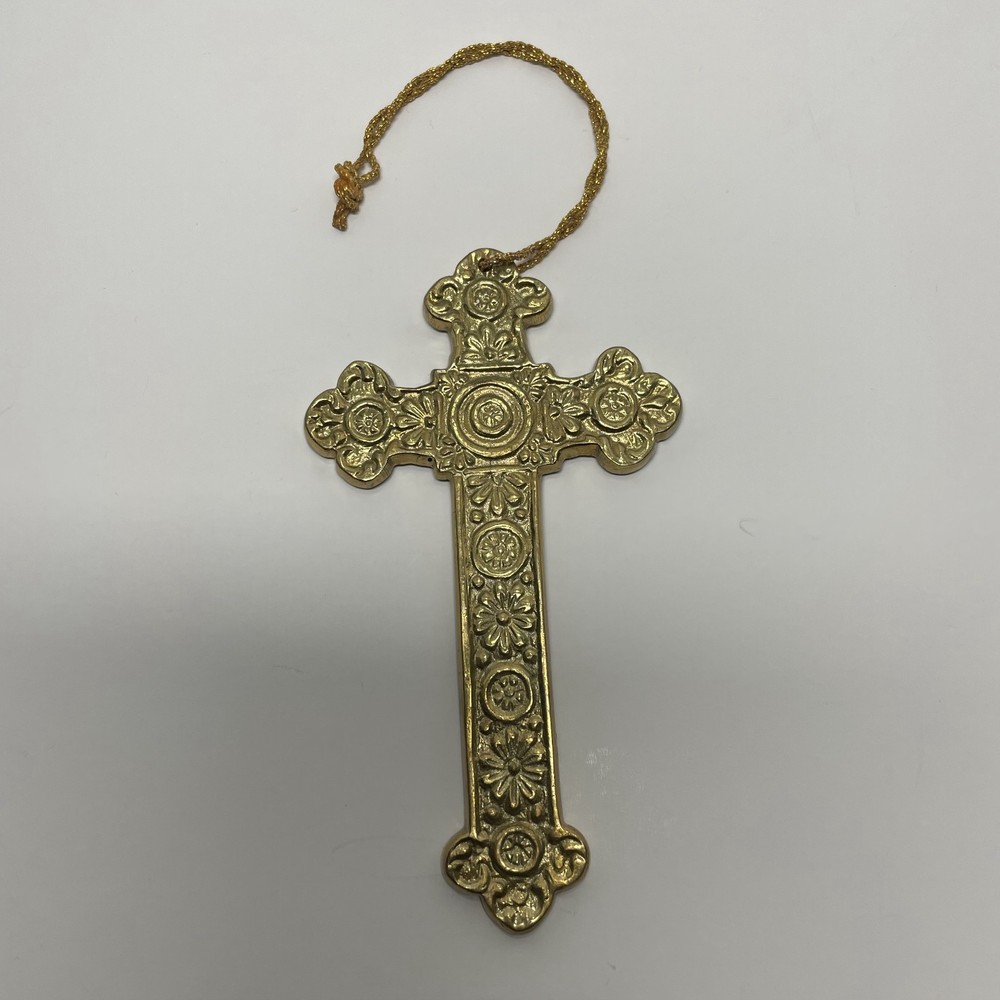 Brass Cross Ornament