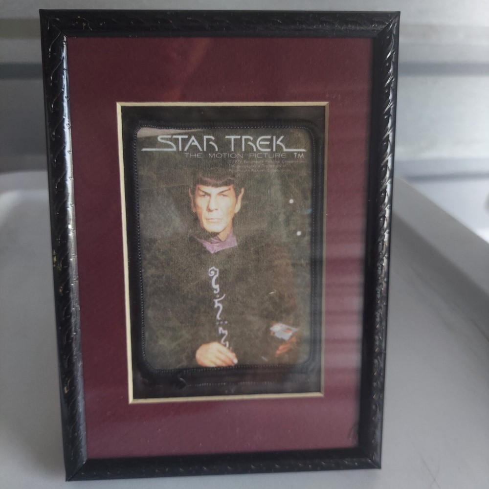 Framed 1979 Color Patch: "STAR TREK - THE MOTION PICTURE" - Spock