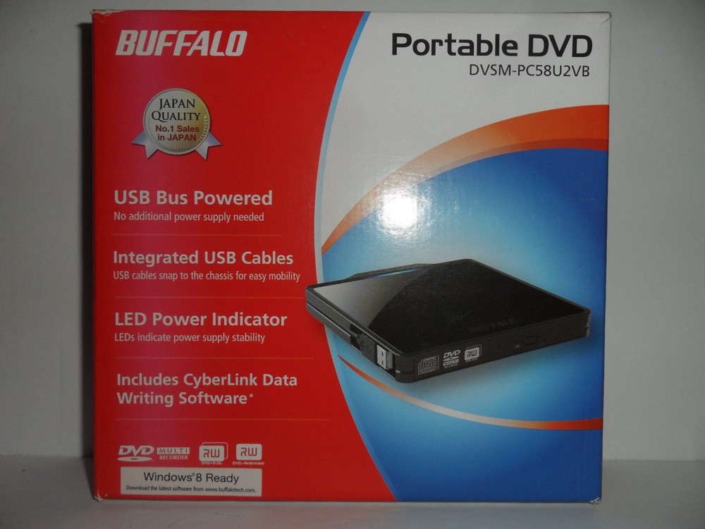 Buffalo Portable DVD Multi Recorder DVSM-PC58U2VB