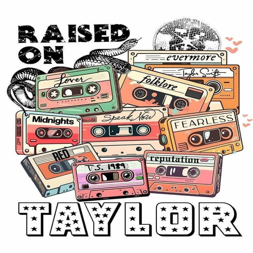 Handmade Coaster: Raised on Taylor—Still Crying in Style